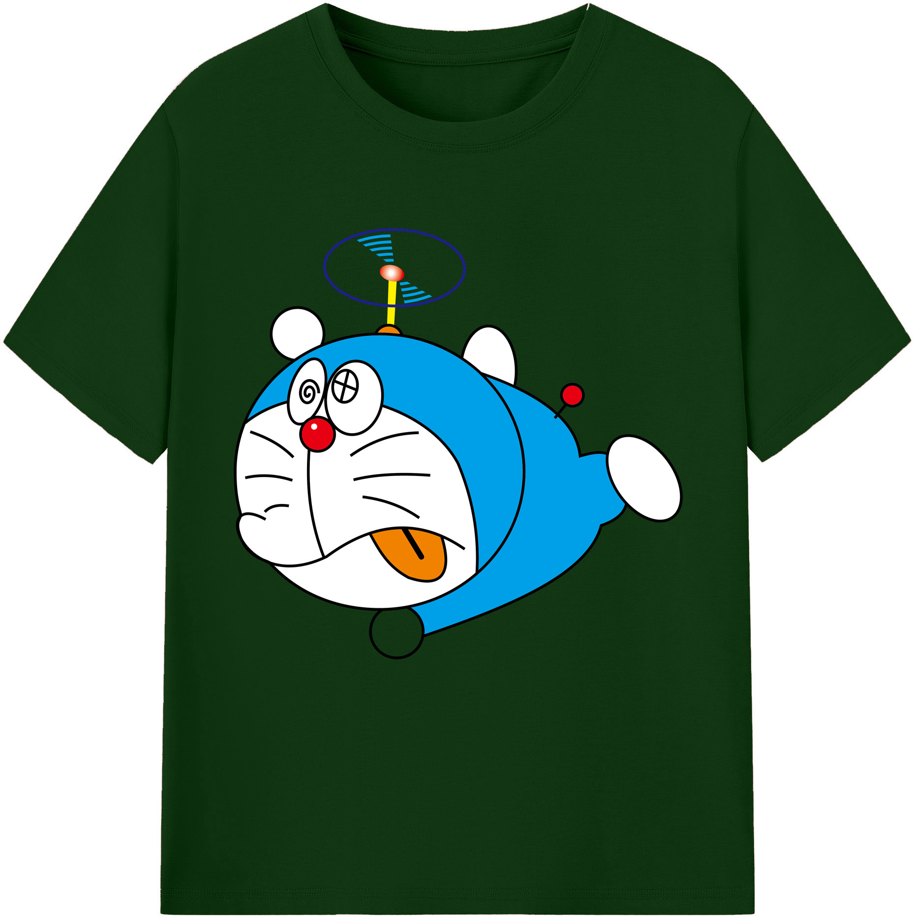 （画像用） ドラえもん Doraemon 綿100％半袖Tシャツ（フロントプリント）